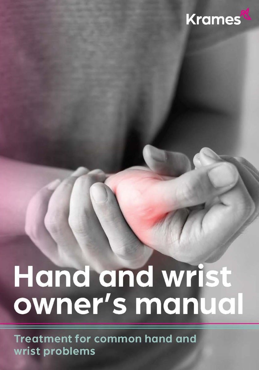 Hand and wrist owner's manual
