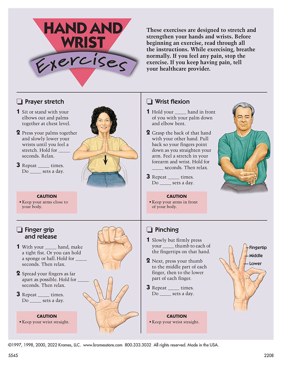 Hand and Wrist Exercises