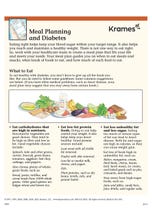 Meal Planning and Diabetes