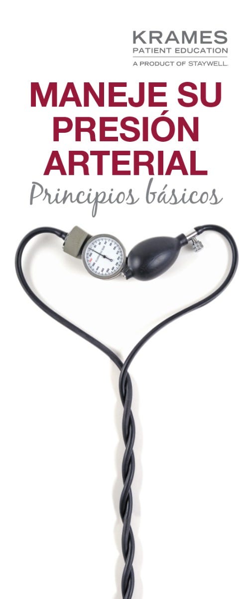 Manage Blood Pressure: The Basics (Spanish)